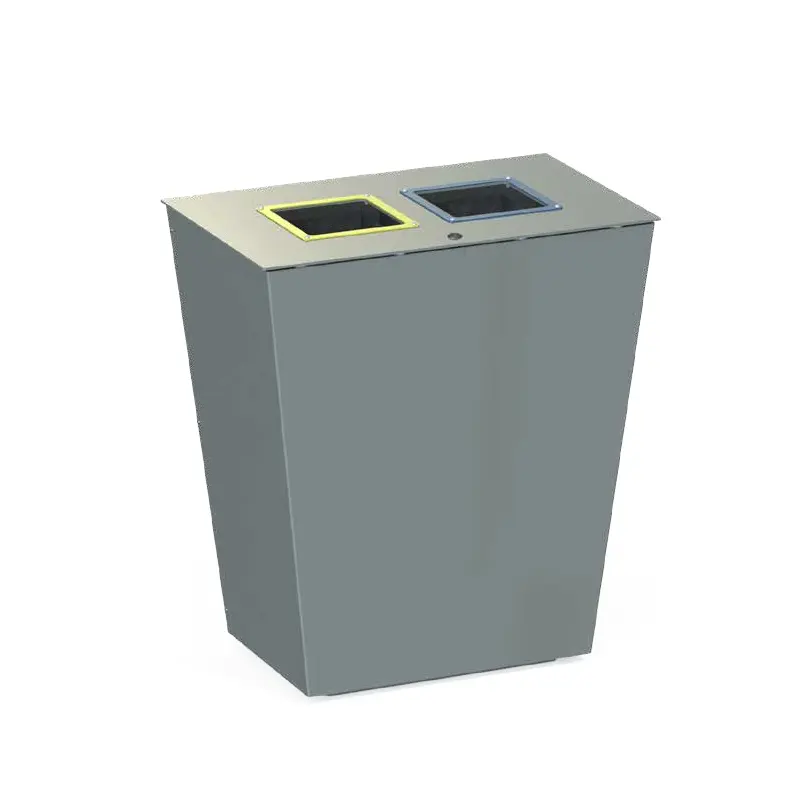Corbeille Cubic Tri Selectif | corbeille cubic tri-sélectif dans Corbeilles & Cendriers | Société Bories Environnement • Mobilier et Matériel Urbain