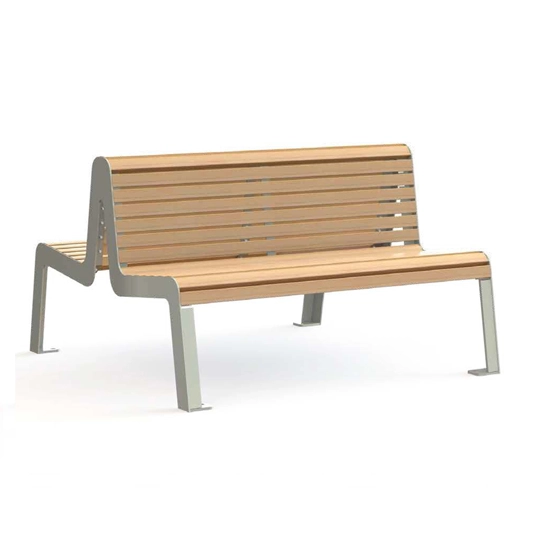 Banc Double Serena | Fauteuil droit Serena dans Serena | Société Bories Environnement • Mobilier et Matériel Urbain