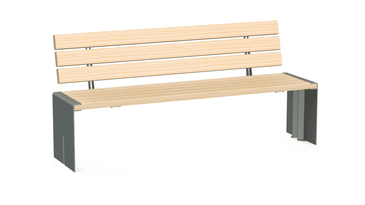 Banc Selva | Banc Selva dans Selva | Société Bories Environnement • Mobilier et Matériel Urbain