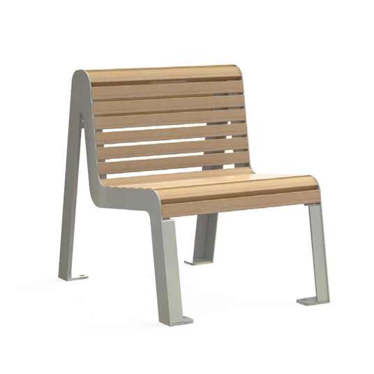 Fauteuil Droit Serena | Fauteuil droit Serena dans Serena | Société Bories Environnement • Mobilier et Matériel Urbain