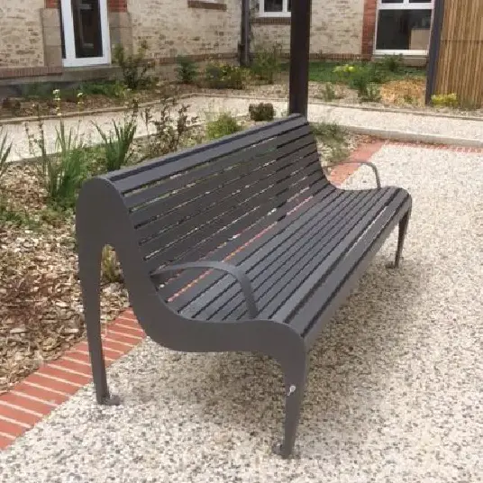 Paseo Evo Acier | bancs & assises dans  | Société Bories Environnement • Mobilier et Matériel Urbain